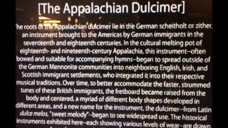 Dulcimentary: Two 2012 David Schnaufer Mountain Dulcimer Exhibits at Vanderbilt