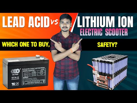 Lead Acid vs Lithium ion Battery Electric Scooter - EV Bro