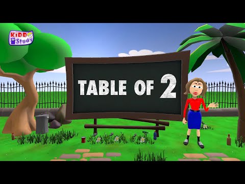 Table of 2 | Musical Table of Two | 2X1 = 2  | Learn Multiplication Table of 2 | Kiddo Study