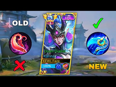 DON'T USE THIS ITEM!! KARINA NEW BEST BUILD 2023!! - MLBB