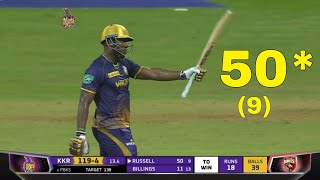 ipl 2022 Andre Russell hit 8 sixes | Punjab Kings Vs Kolkata Knight Riders Highlights |