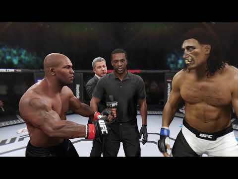 Mike Tyson vs. Quicksand Zombie - EA Sports UFC 2 - Rematch - Crazy UFC 👊🤪