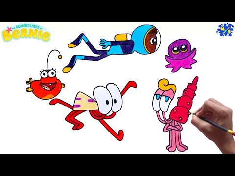 How to draw The Adventures of Bernie All Characters