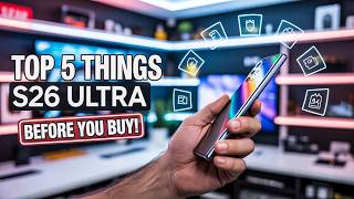 Top 5 Things For The Galaxy S26 Ultra Before You Buy!
