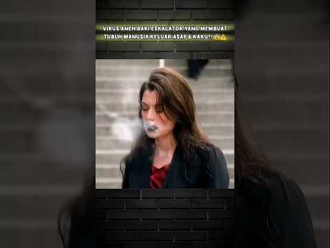 VIRUS ANEH DARI ESKALATOR YANG MEMBUAT TUBUH KELUAR ASAP DAN KAKU?! 😨⚠️ | Esterviona #shorts #story