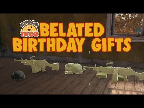 Belated Birthday Presents for chocoTaco - PUBG Game Recap