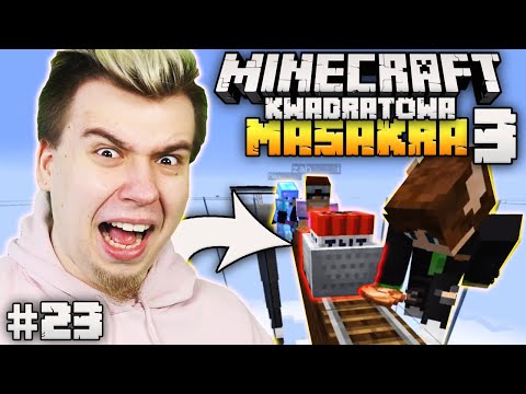 PO TYM PRANKU WSZYSCY DOSTANIEMY BANA... Minecraft Kwadratowa Masakra 3 #23