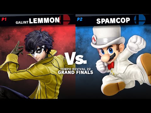 Tempo Revival 22 - GALINT | Lemmon (Joker) Vs. SpamCop (Mario) - Grand Finals - Smash Ultimate