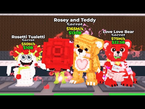 I Unlocked ALL 12 VALENTINES BRAINROTS..