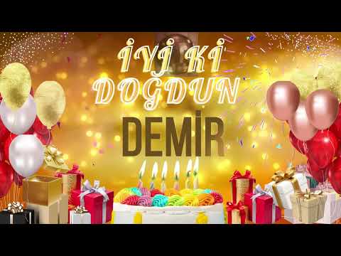 DEMİR - Doğum Günün Kutlu Olsun Demir