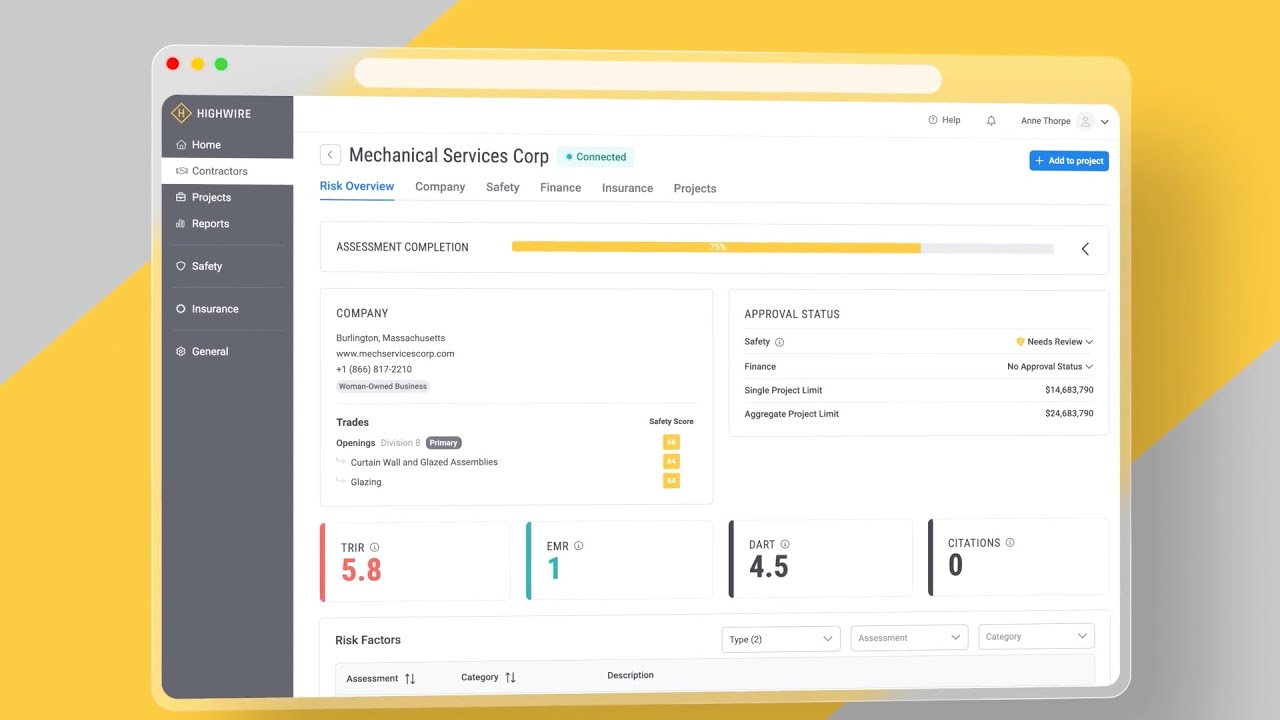 Highwire Prequalification