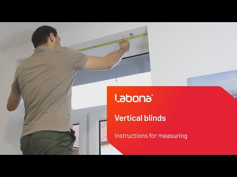 	Instructions for measuring - vertical blinds