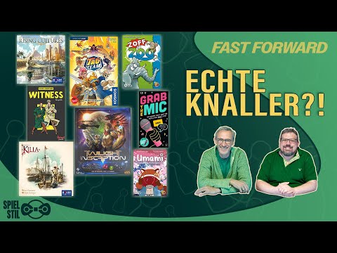 Fast Forward - short board game reviews with Rising Cultures - Winterss - Umami - Kilia