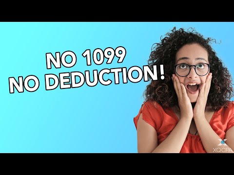 No 1099 No Deduction!