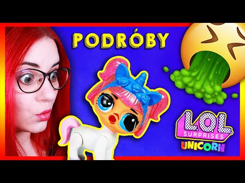PODRÓBKI LALECZEK LOL SURPRISE UNICORN 😂 🦄 ZABAWKI Z CHIŃCZYKA