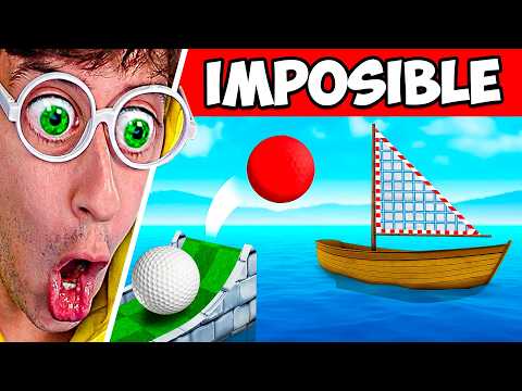 I DON'T UNDERSTAND ⛔ HOYO TROLL vs BROTHER 😂⛳! (moves) - Golf it TEKENDO