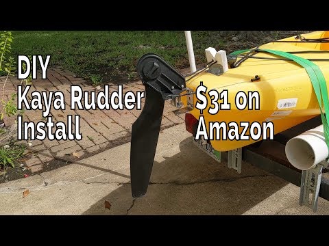Kayak Rudder Installation DIY