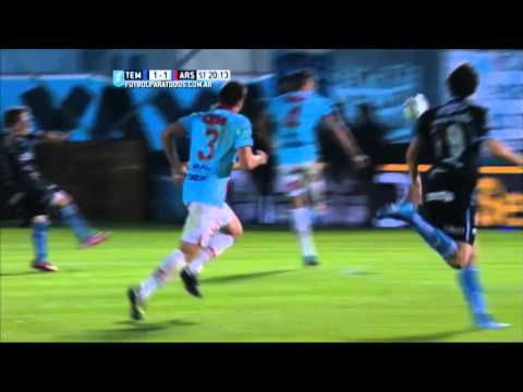 Lo tuvo Brandán. Temperley 1 - Arsenal 1. Fecha 26. Primera División 2015. FPT.