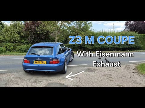 BMW Z3 M Coupe 3.2 S50 With Eisenmann Sport Exhausts (Stock Cat Section)