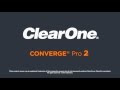 ClearOne CONVERGE Pro 2 DSP Mixers