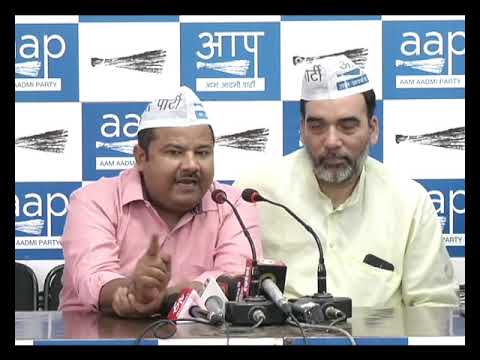 AAP Rajasthan Prabhari Deepak Bajpai Addresses Media on The Arrest Of AAP Leader Ram Pal Jat