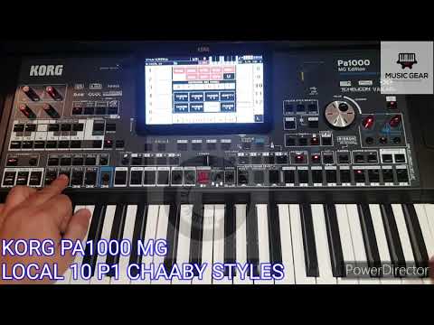 KORG PA1000 MG - DEMO 6 CHAABY STYLES P1 ايقاعات شعبي