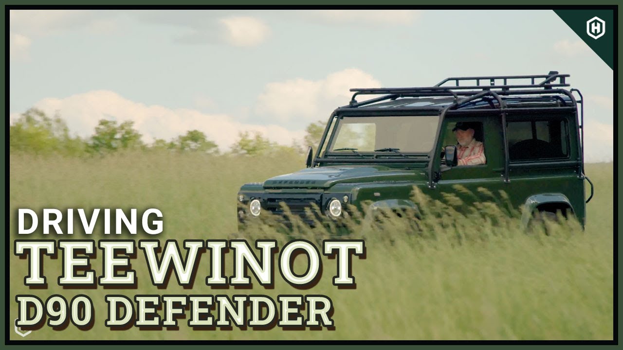 Driving Teewinot the D90 Defender