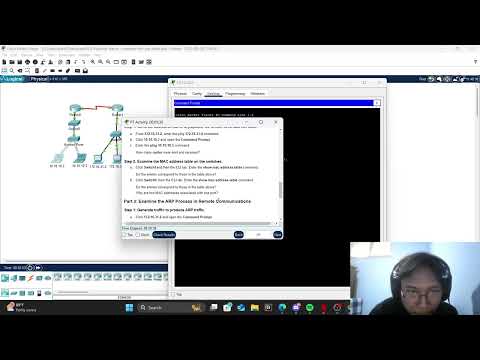 9.2.9 Packet Tracer   Examine the ARP Table