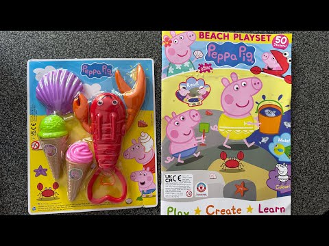 SPECIAL Peppa Pig Mag 🏝️🐷 July 2025. Beach Playset. Skim through Issue 414