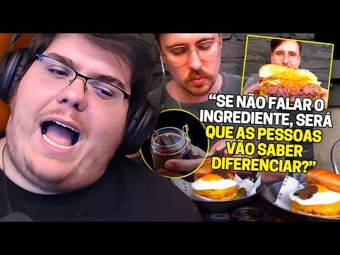 CASIMIRO REAGE: GABA COME HAMBÚRGUER MAIS CARO DO BRASIL - RAW BURGER | Cortes do Casimito