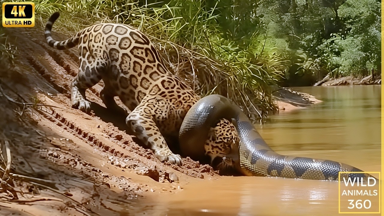 Wild life amazon jungle: The Silent Giant - World's Biggest Anaconda in Amazon Forest #wildlife