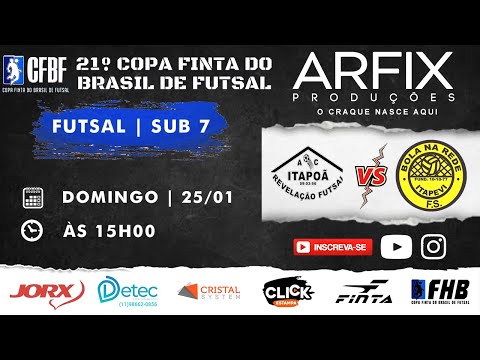 ITAPOÃ x BOLA NA REDE - FUTSAL |  SUB 7 (FHD)