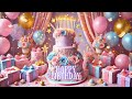 Happy Birthday To You Song With Cake Balloons Celebration Vibes