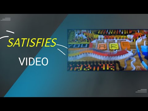 250,000 DOMINOES - Most Relaxing/Satisfying Domino Falldown Compilation