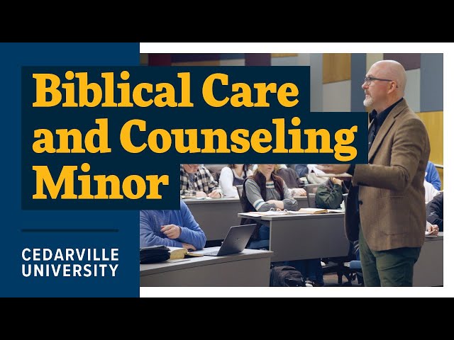 Thumbnail for video titled: Why Study Biblical Care and Counseling at Cedarville University?