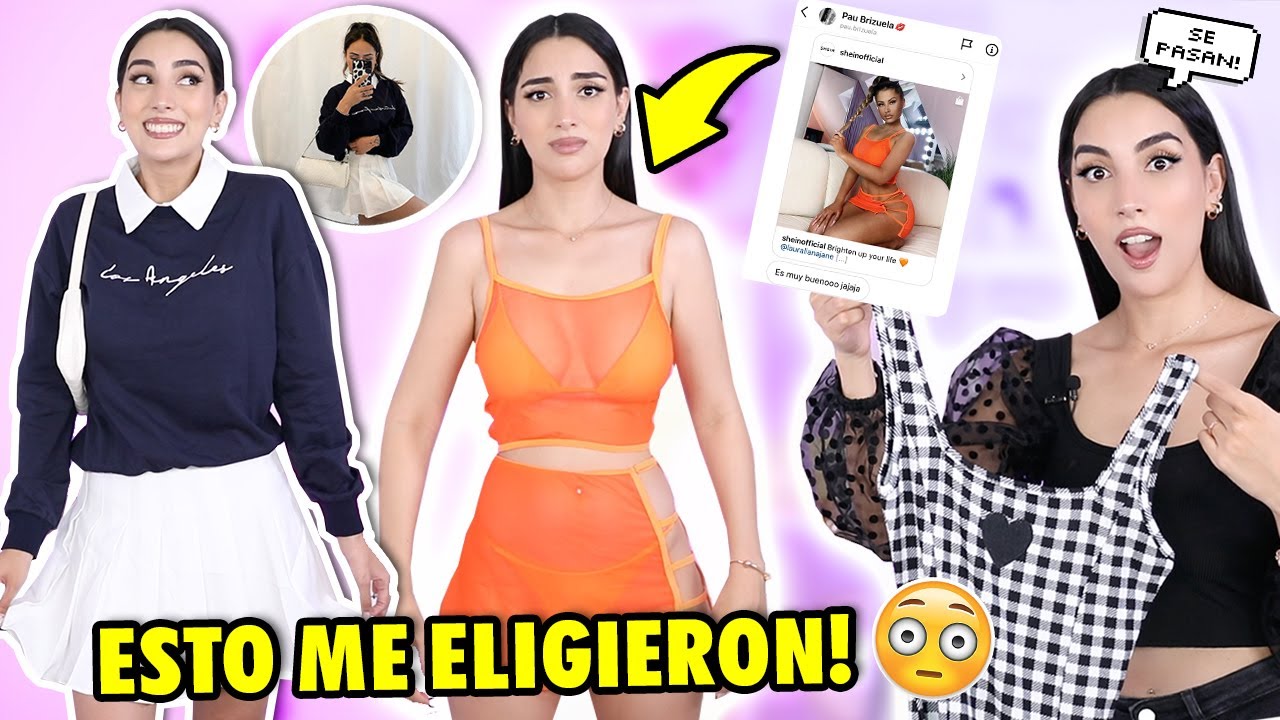 COMPRE TODA LA ROPA EN SHEIN QUE MIS SEGUIDORES ELIGIERON PARA MI 😱👗 | Claudipia