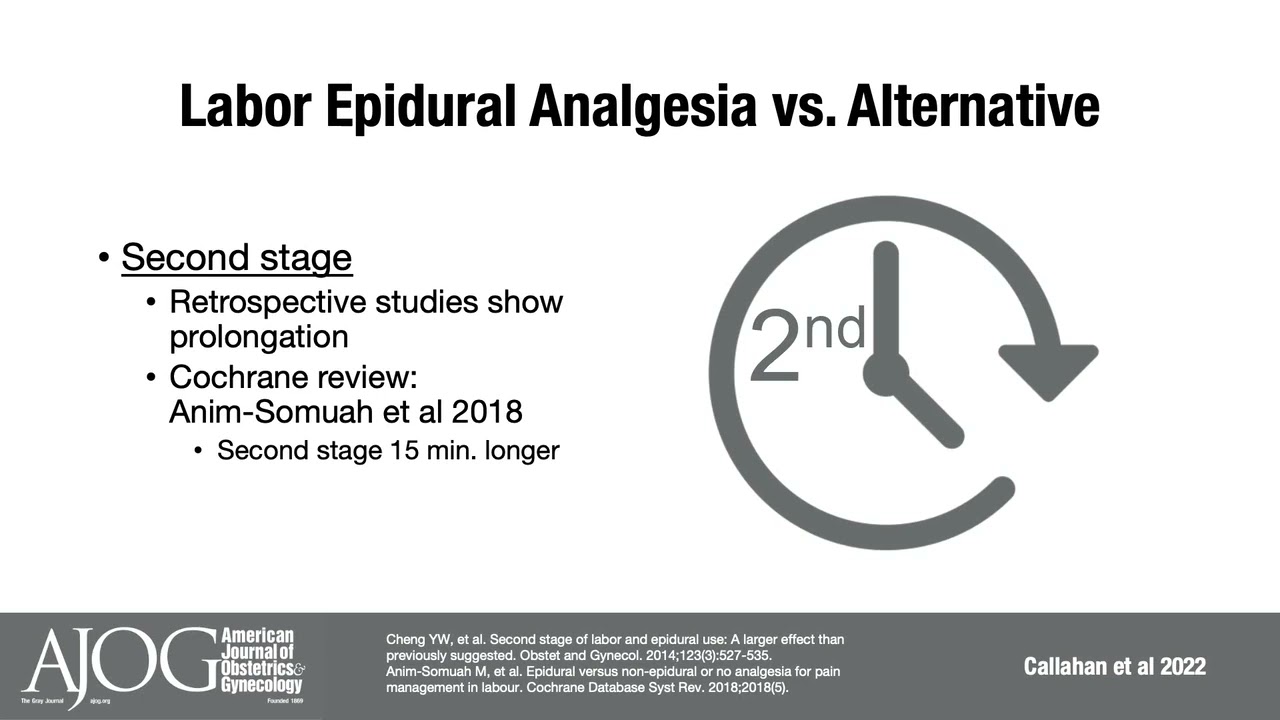 18 - Modern labor epidural analgesia: implications for labor outcomes and maternal-fetal health
