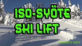 preview picture of video 'Iso-Syöte 2013 - Main Ski Lift ( 1080p ) HD'