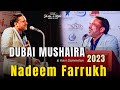 NADEEM FARRUKH I FULL OFFICIAL VIDEO I JASHN-E-URDU I DUBAI MUSHAIRA & KAVI SAMMELAN I 9 DEC 2023,