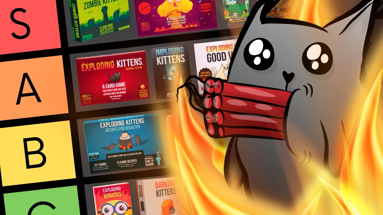 Ranking EVERYTHING Exploding Kittens!