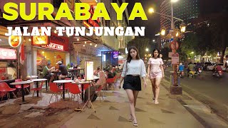 Download lagu Surabaya, Indonesia🇮🇩 Jalan Tunjungan Night Walking Tour 2024 [4k] mp3