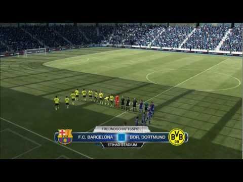 FIFA 12 PC Demo Gameplay - FC Barcelona vs. Borussia Dortmund