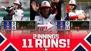 WHAT A START! Twins score 11 RUNS in the first TWO INNINGS! ???????? (Ft. Caratini, Kreidler, more!)