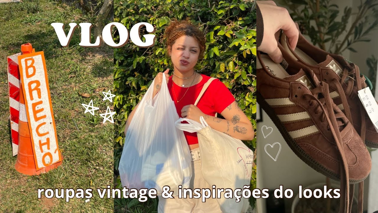 Vlog | achei um  BRECHÓ, PERFUMES NOVOS e COMPREI peças AESTHETIC ✨🛍️