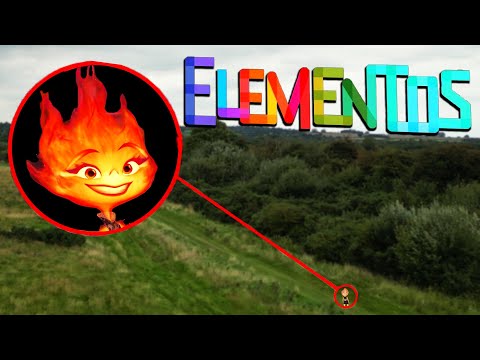 I recorded the SPARK from the movie ELEMENTS with my drone - EMBER LUMENS ELEMENTAL IN REAL LIFE