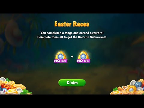 Fishdom Easter Rushes, Win Strikes Level 4104 - 4110