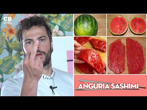 Sashimi di Anguria che sembra Salmone? | Cucina Buttata