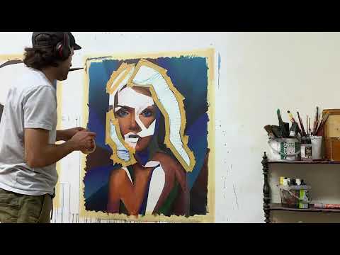 Cubism Portrait Speedpainting