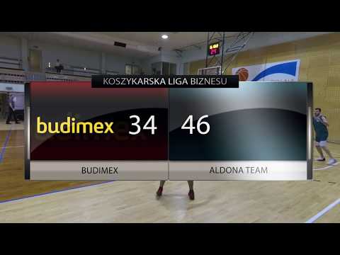 Budimex vs Aldona Team - XVIII kolejka - III Liga Warszawa - Koszykarska Liga Biznesu