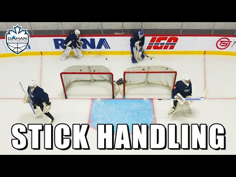 Play the puck better with these 3 Drills - Ice Hockey Goalies | Dahan Goaltending (Episode #10)